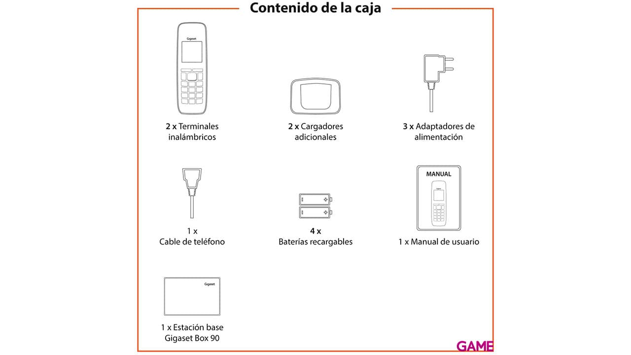 Gigaset CL390 Duo Teléfono DECT/analógico Gris Identificador de llamadas