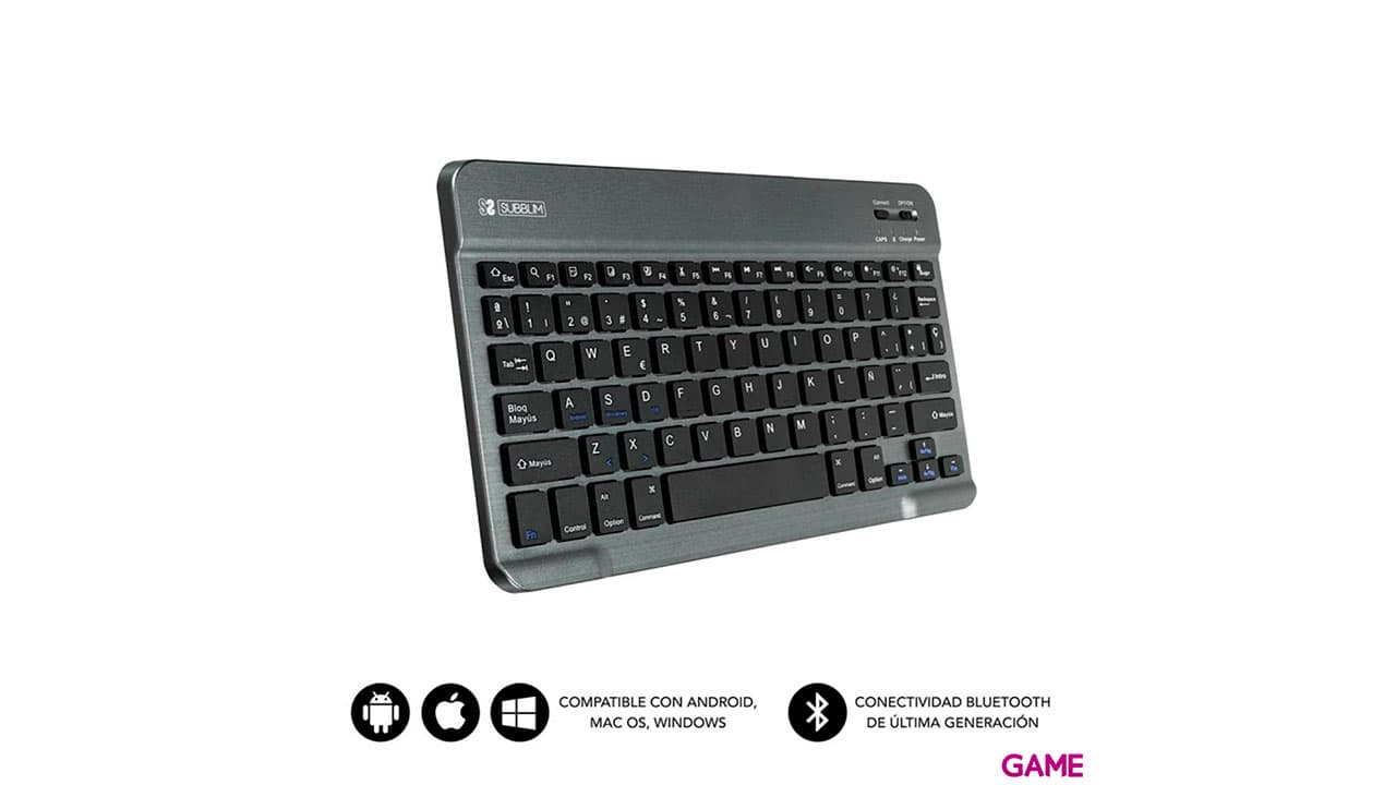 Subblim Smart BT Gris - Teclado