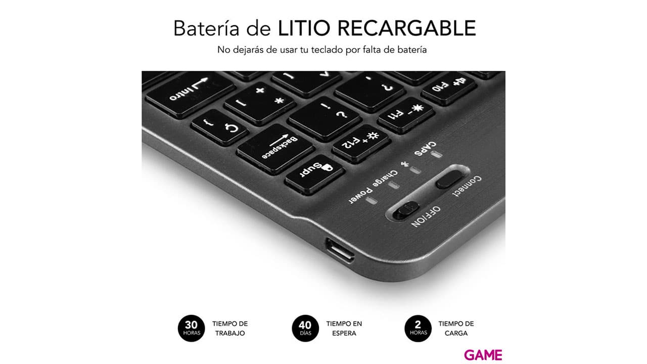 Subblim Smart BT Gris - Teclado