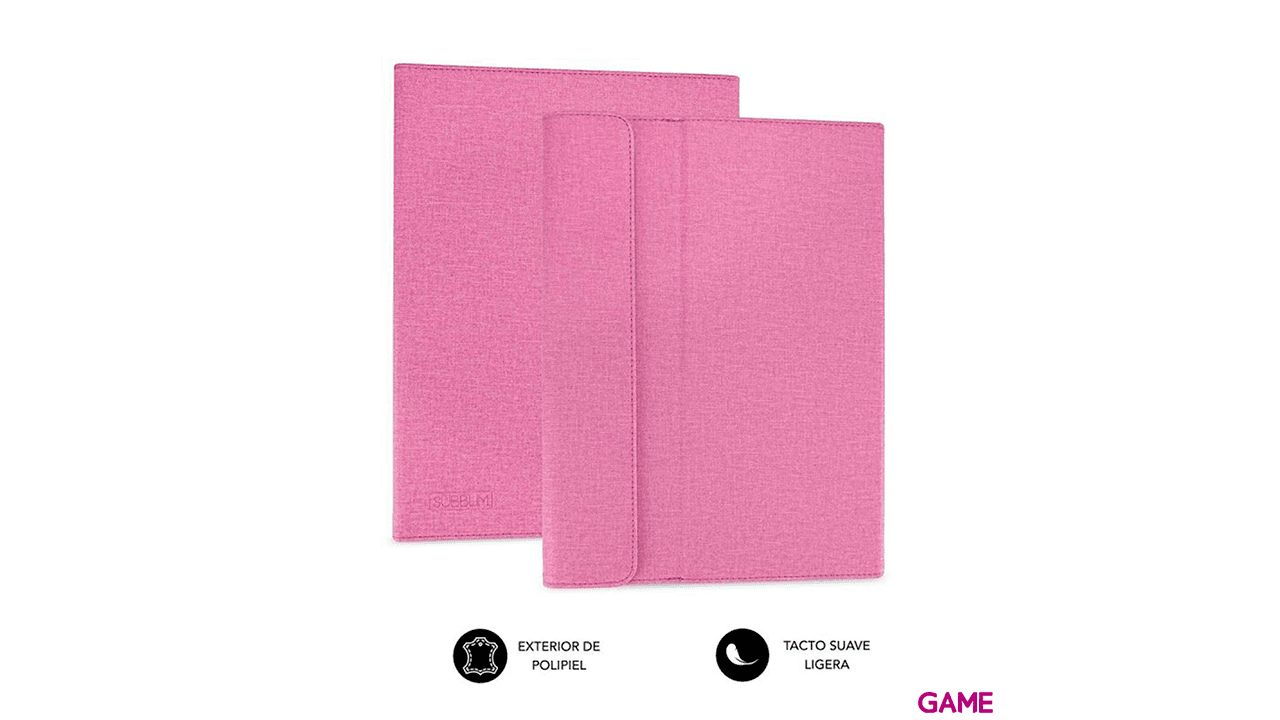 Subblim Clever Stand Tablet Case 10,1" Rosa - Funda