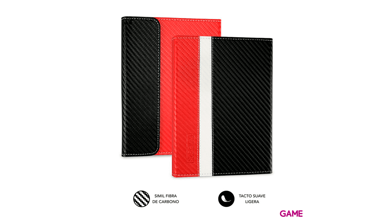 SUBBLIM Funda Libro Electrónico Clever Ebook Case 6" Red