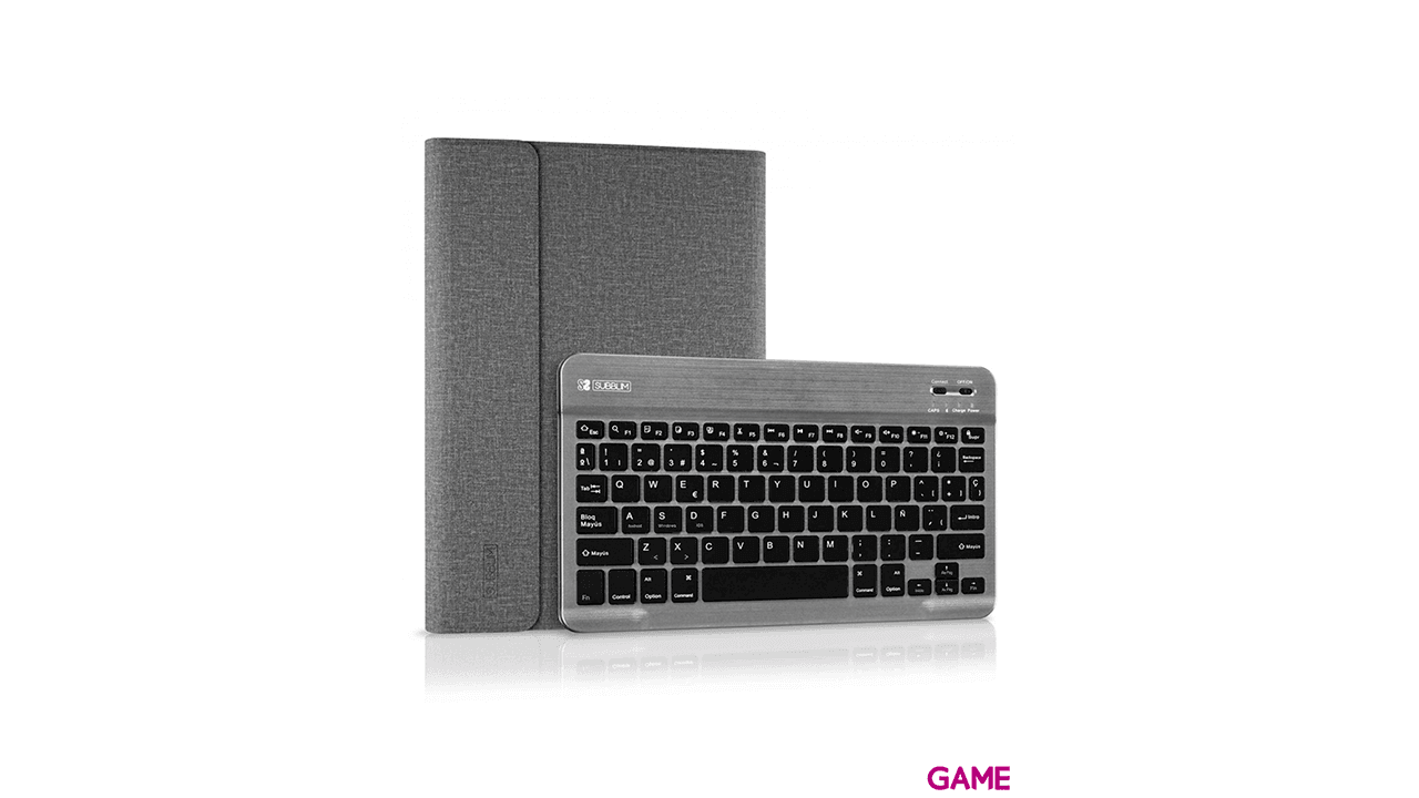 SUBBLIM Funda con Teclado KEYTAB PRO BLUETOOTH 10,1" Grey
