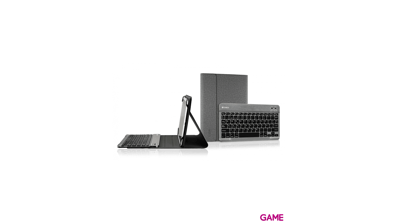 SUBBLIM Funda con Teclado KEYTAB PRO BLUETOOTH 10,1" Grey