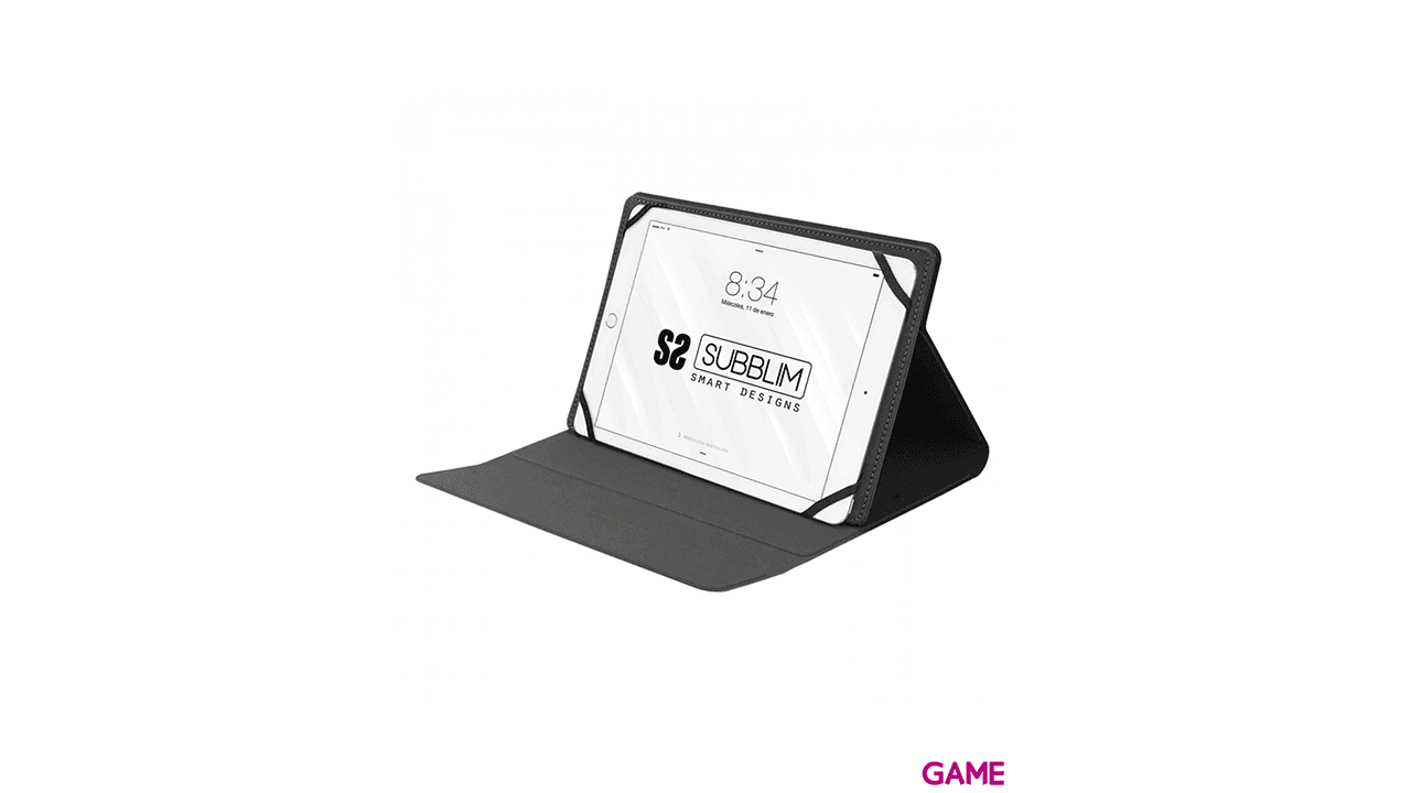 SUBBLIM Funda con Teclado KEYTAB PRO BLUETOOTH 10,1" Grey