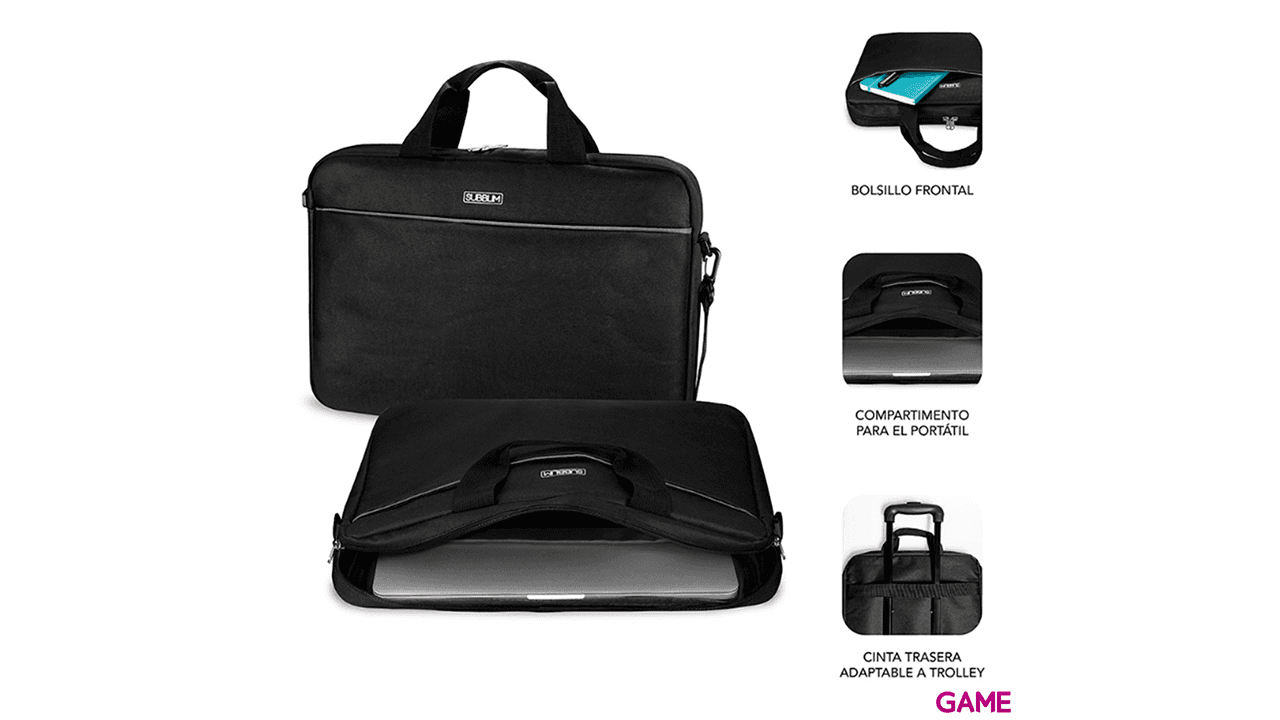 Subblim Pack Laptop Bag 15.6´´ + RatonSelect - Maletin