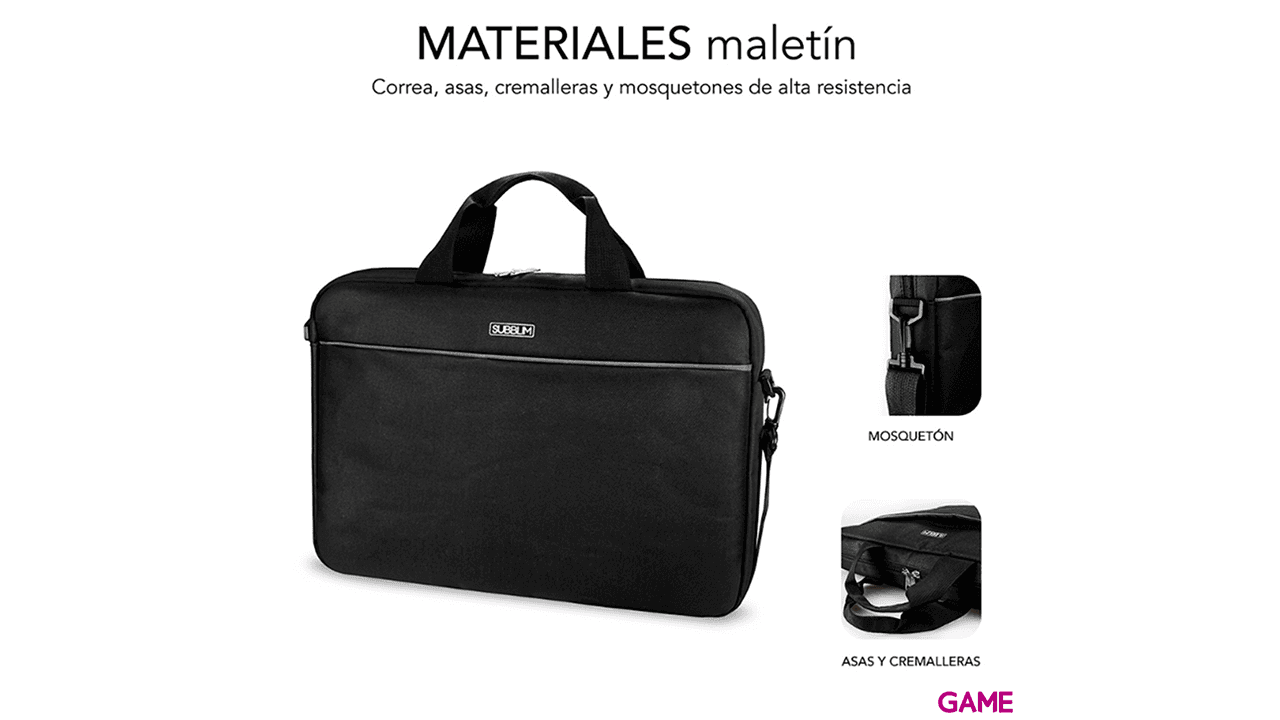 Subblim Pack Laptop Bag 15.6´´ + RatonSelect - Maletin