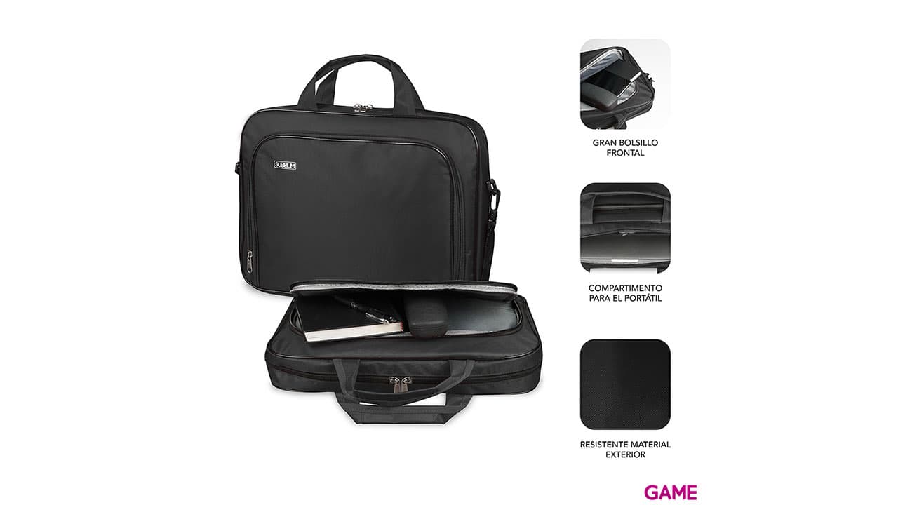 Subblim Oxford Laptop Bag 15,4-16" Negro - Maletin