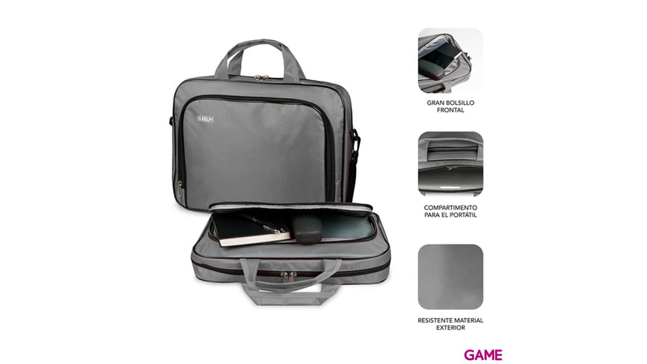 Subblim Oxford Laptop Bag 15,4-16" Gris - Maletin