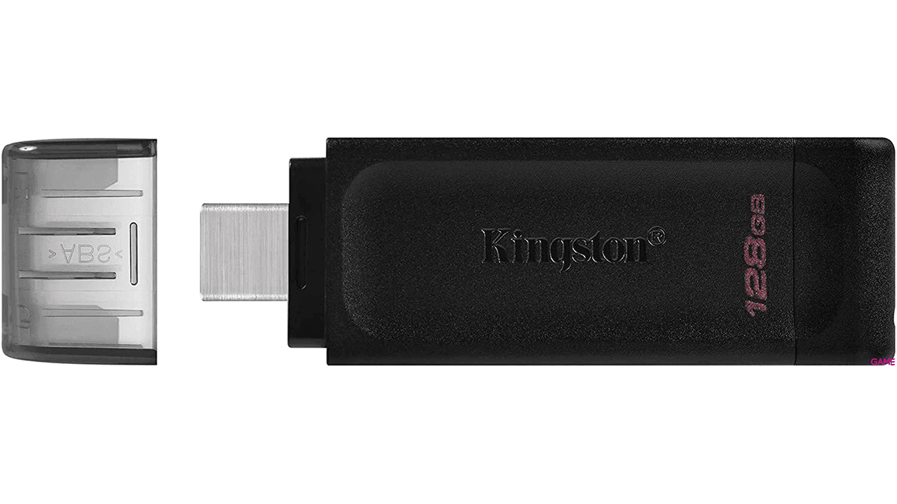 Kingston DataTraveler 70 128GB -  USB C 3.2 - Negro -Pendrive