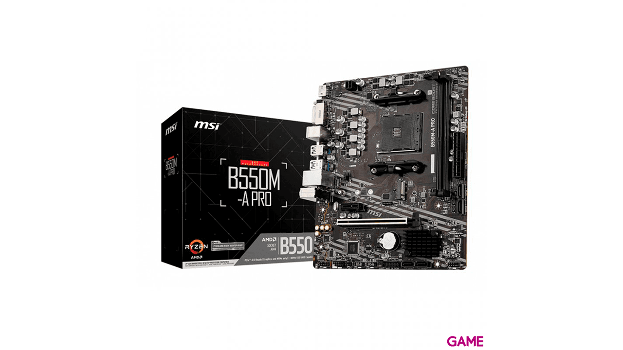 MSI B550-A Pro Zocalo AM4 ATX AMD B550 - Placa Base