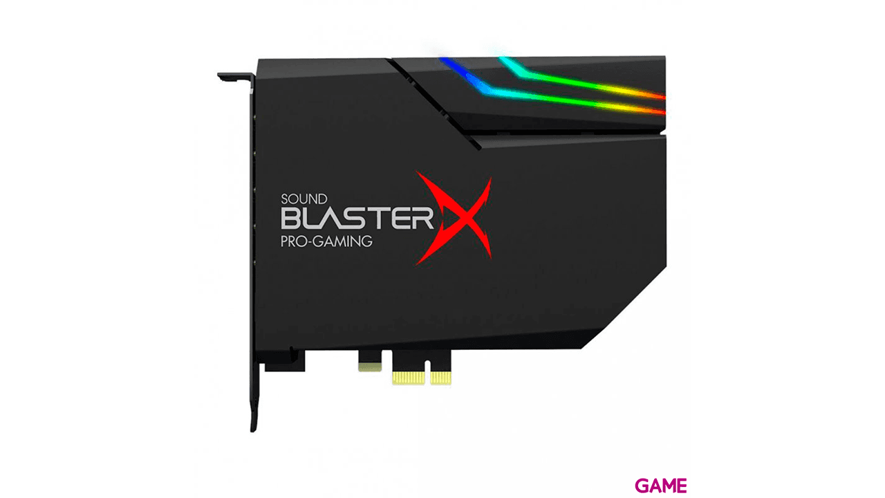 Creative Labs Sound BlasterX AE-5 Plus Interno 5.1 canales PCI-E - Tarjeta Sonido