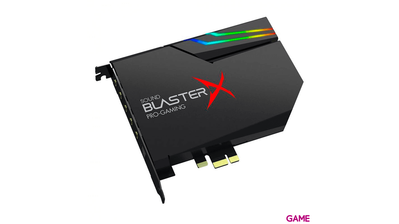 Creative Labs Sound BlasterX AE-5 Plus Interno 5.1 canales PCI-E - Tarjeta Sonido