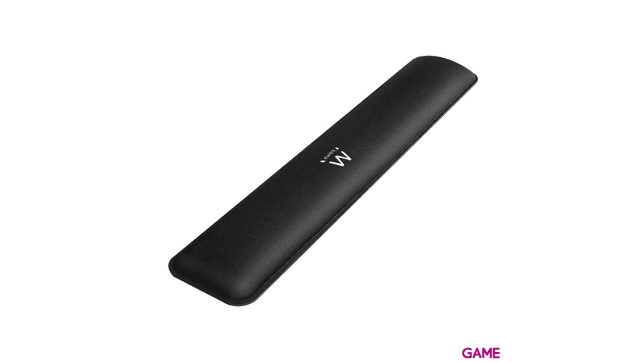 Ewent EW3180 descansa muñecas Poliéster, Caucho Negro