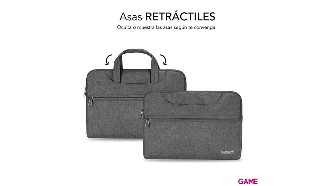 Subblim Business Laptop Sleeve 15,6" Grey - Funda