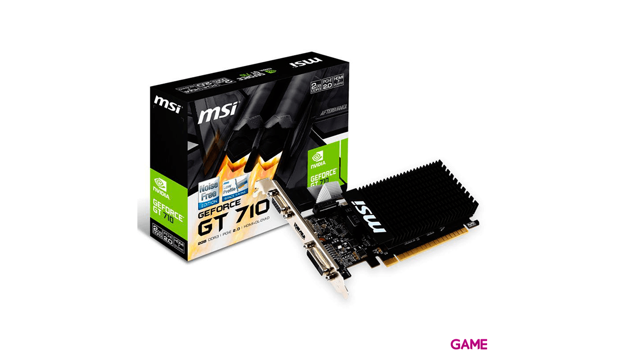 MSI GT 710 2GD3H LP 2GB DDR3 - Tarjeta Grafica