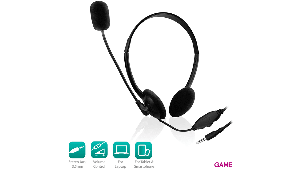 Ewent EW3567 Negro - Auriculares