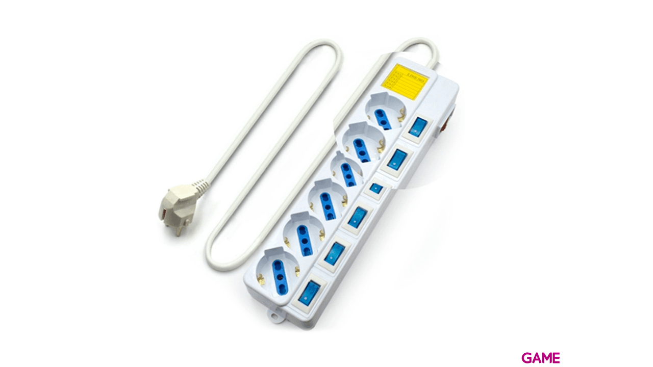 Ewent EW3932 6 Tomas Blanco 1,5 m - Regleta