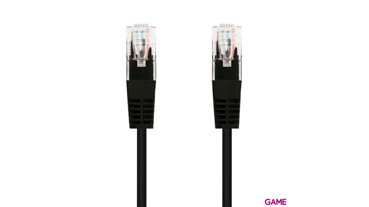 Nanocable Red Latiguillo RJ45 CAT.5E UTP AWG24 2m Negro - Cable