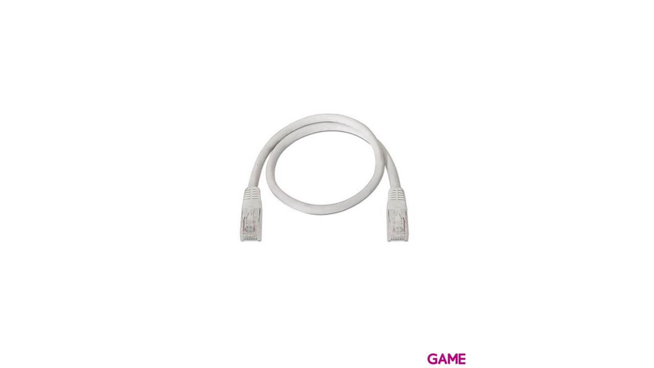 Nanocable CABLE RED LATIGUILLO RJ45 CAT.6 UTP AWG24 BLANCO 0.5 M