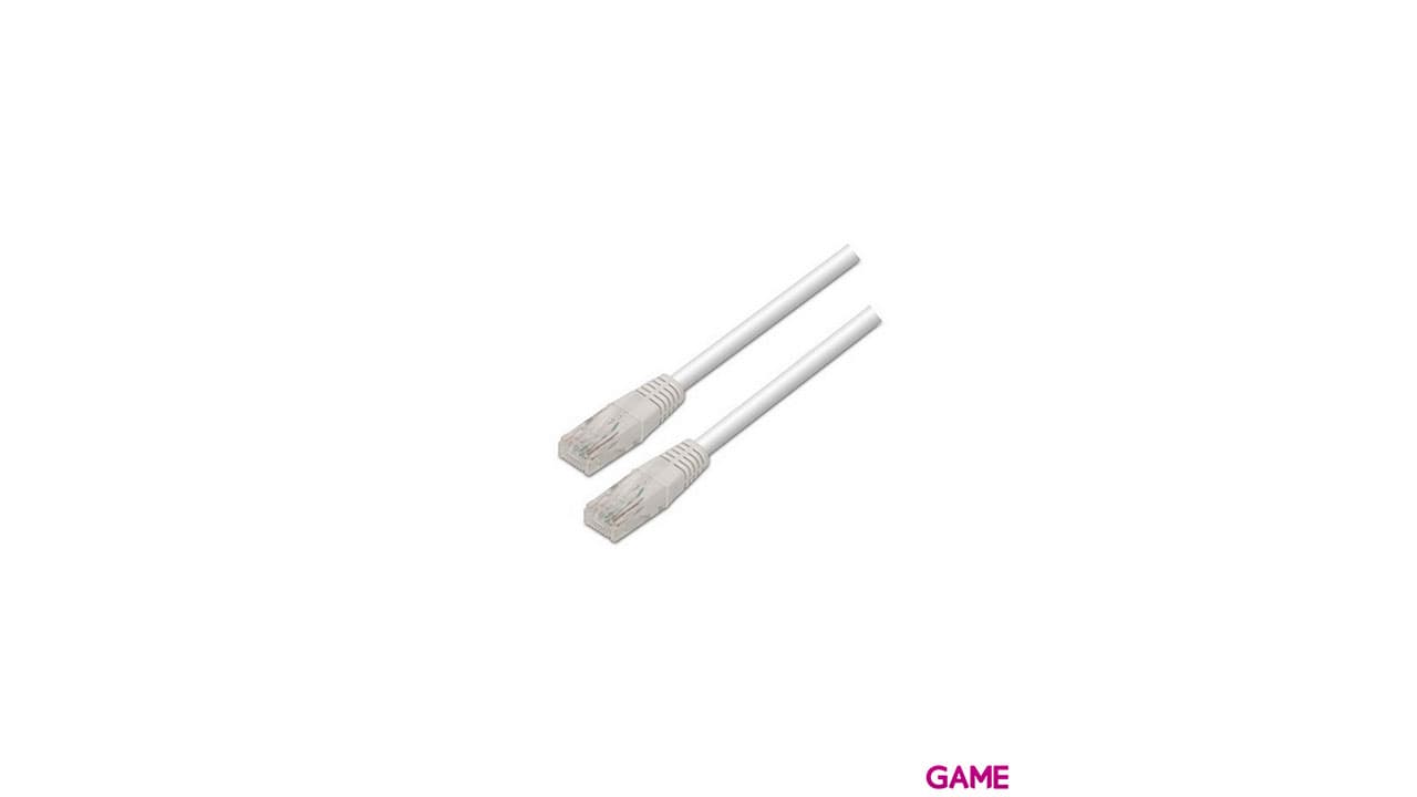 Nanocable CABLE RED LATIGUILLO RJ45 CAT.6 UTP AWG24 BLANCO 0.5 M