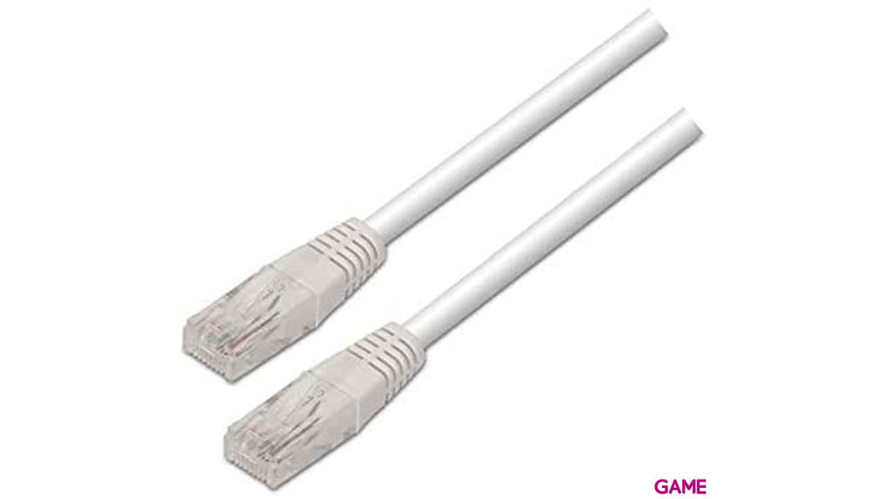 Nanocable 1m RJ45 CAT.6 UTP Blanco - Cable Red