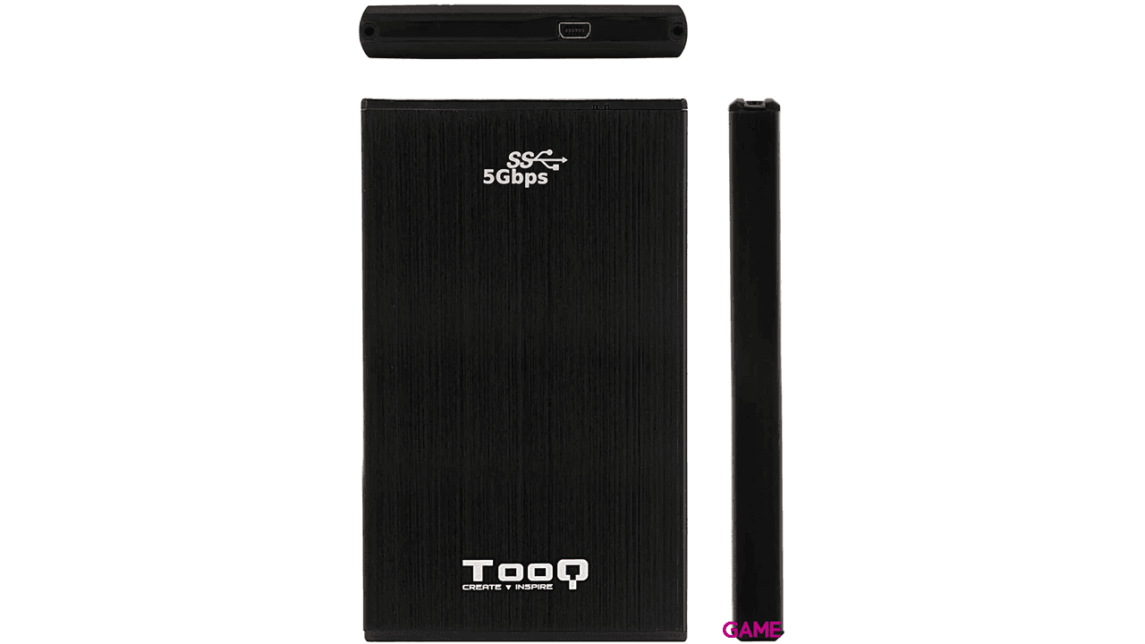 TooQ TQE-2522B 2.5" Negro - Caja Disco Duro