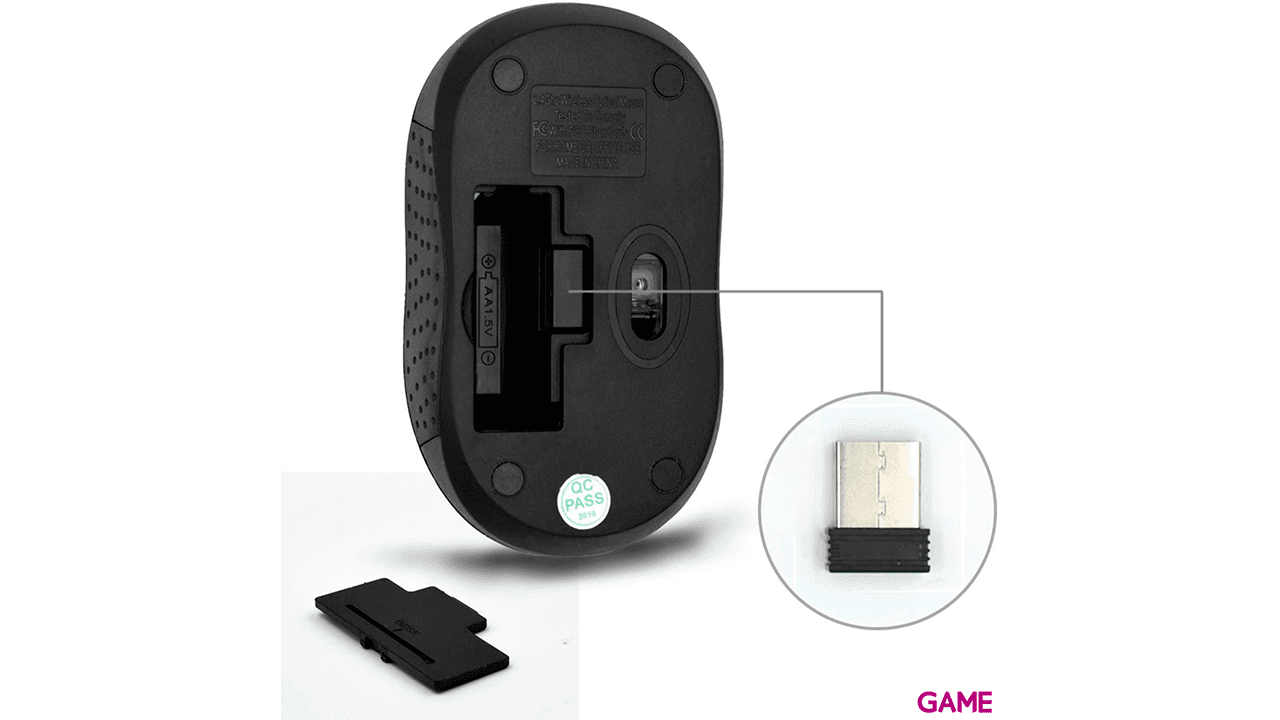 Ewent EW3223 Inalámbrico Óptico 1000 DPI - Raton Gaming