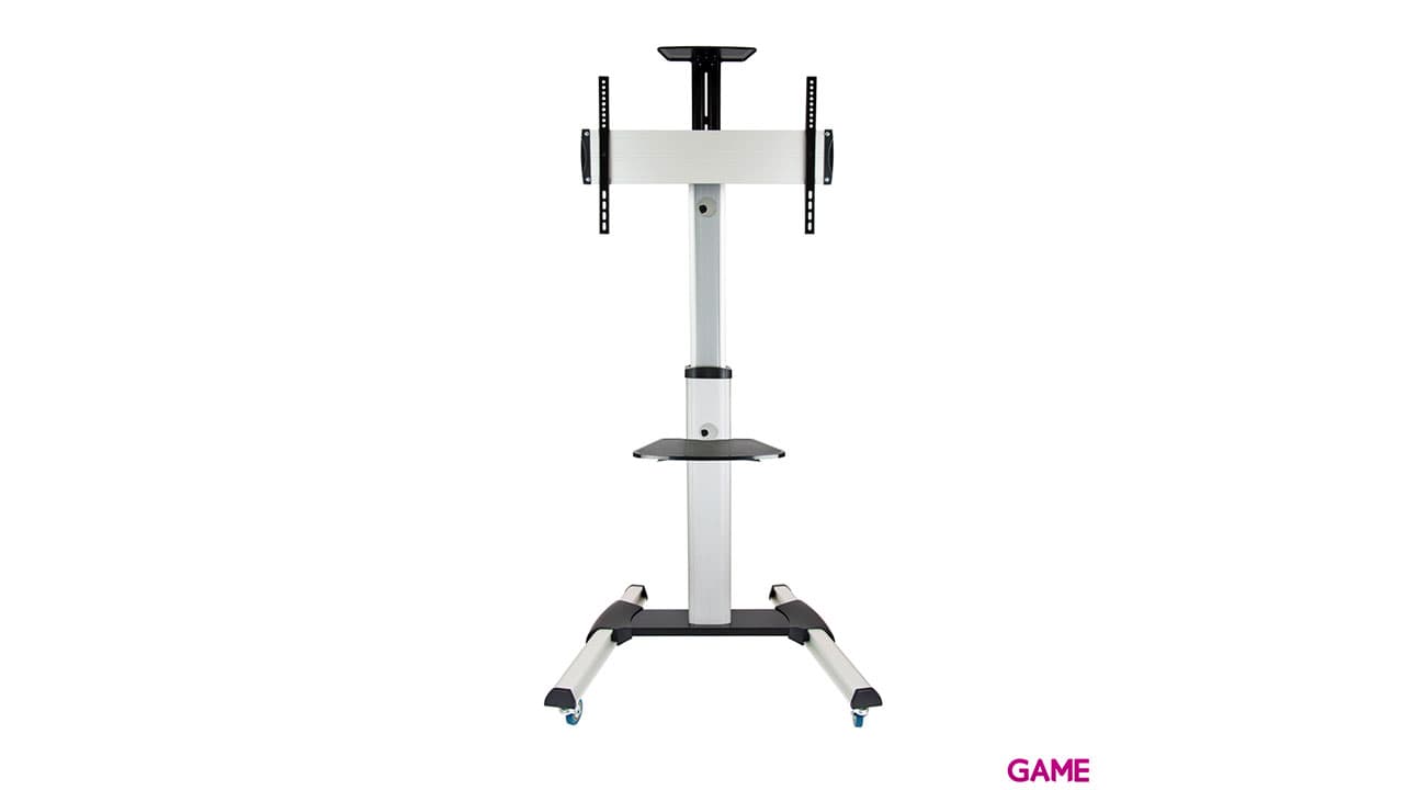 TooQ FS1870M-B signage display mount 94 cm (37") Negro, Plata