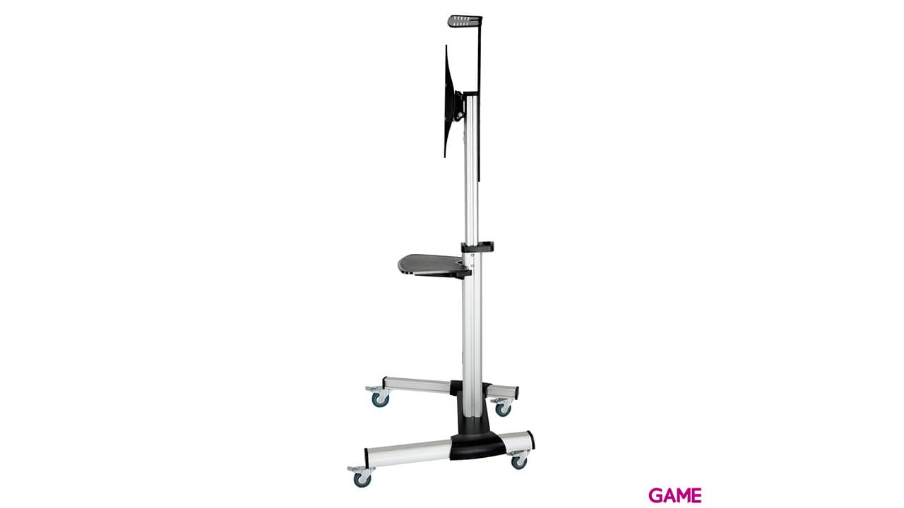 TooQ FS1870M-B signage display mount 94 cm (37") Negro, Plata