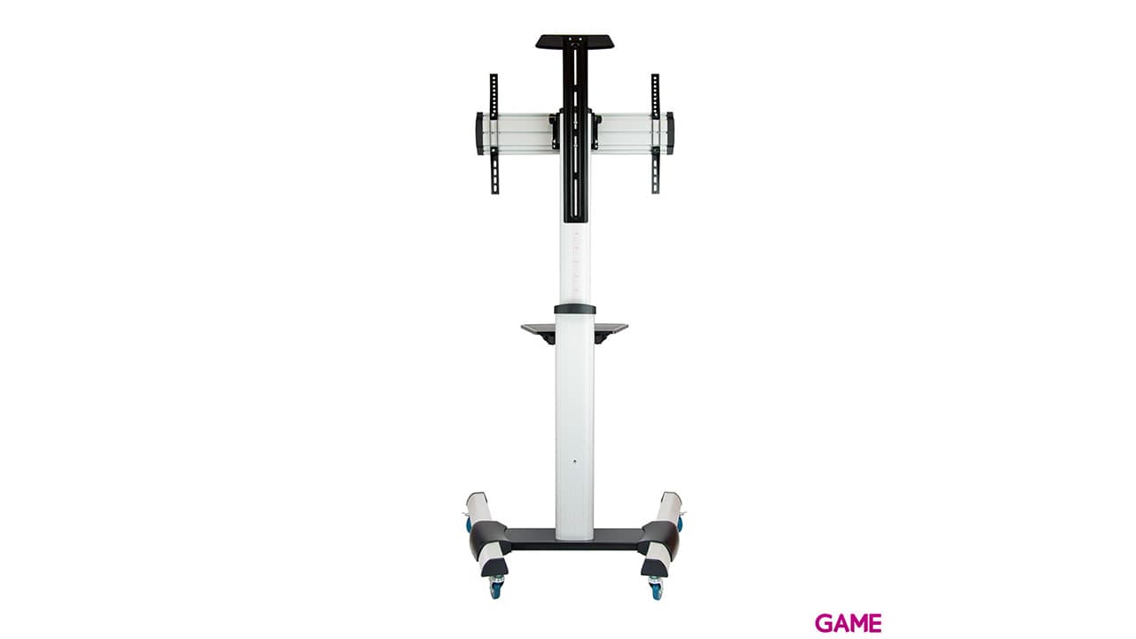 TooQ FS1870M-B signage display mount 94 cm (37") Negro, Plata
