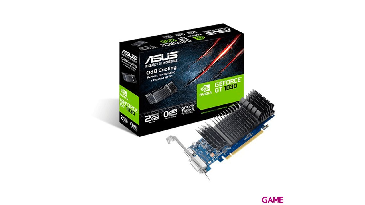 ASUS GeForce GT 1030 2GB GDDR5 - Tarjeta Grafica