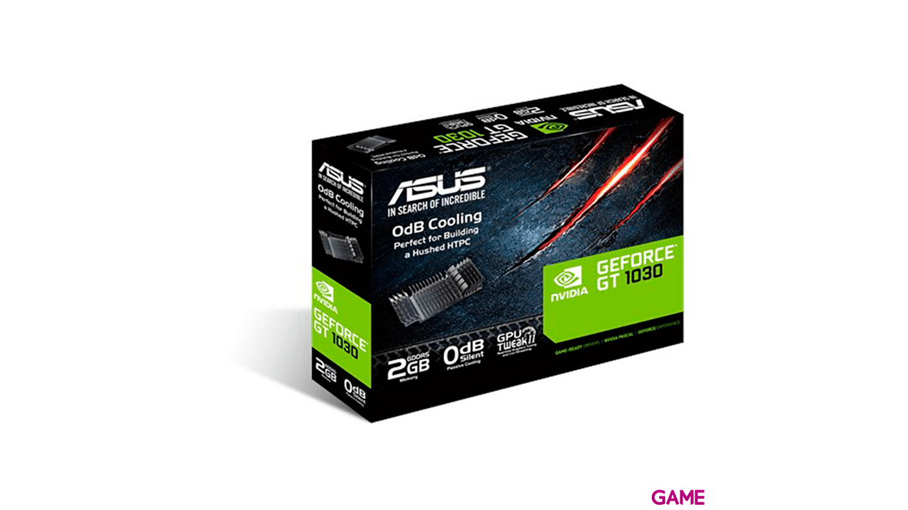 ASUS GeForce GT 1030 2GB GDDR5 - Tarjeta Grafica