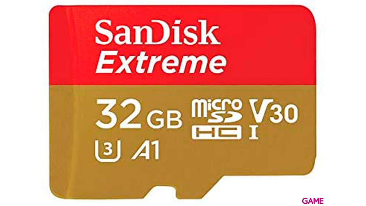 Sandisk Extreme 32GB MicroSDHC Clase 10 UHS-I - Tarjeta Memoria