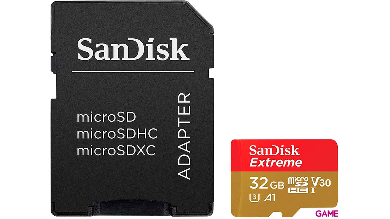 Sandisk Extreme 32GB MicroSDHC Clase 10 UHS-I - Tarjeta Memoria