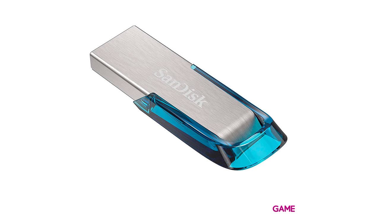 Sandisk Ultra Flair unidad flash USB 32GB USB tipo A 3.2 Gen 1 (3.1 Gen 1) Azul, Plata