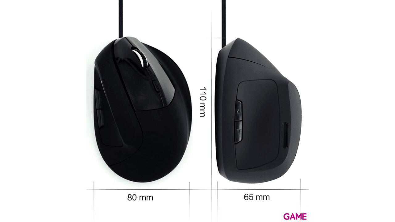Ewent EW3157 USB tipo A Óptico 1800DPI - Raton
