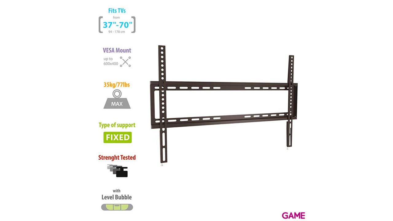 Ewent EW1503 TV mount 177,8 cm (70") Negro