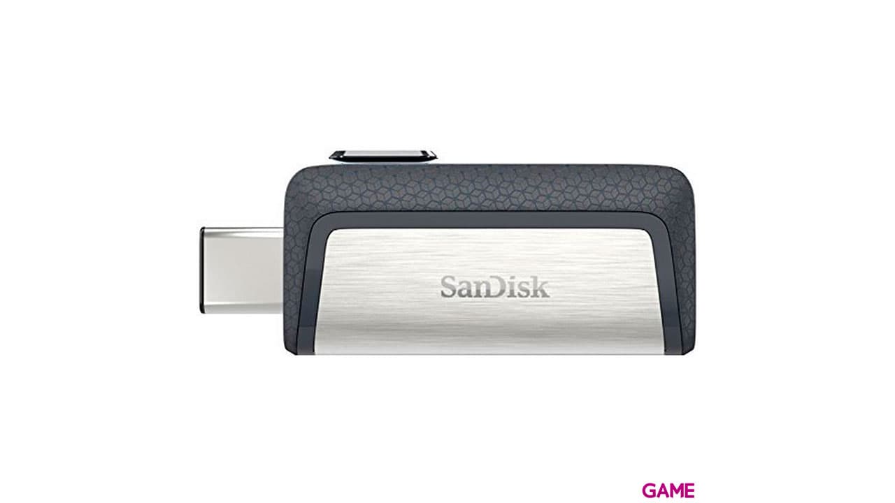 Sandisk Ultra Dual Drive USB Type-C unidad flash USB 128GB USB Type-A / USB Type-C 3.2 Gen 1 (3.1 Gen 1) Negro, Plata