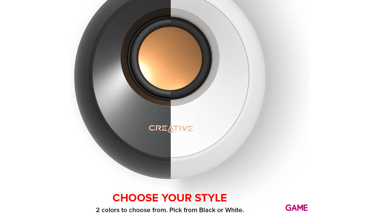 Creative Pebble 2.0 Negro USB Desktop Speakers - Altavoces