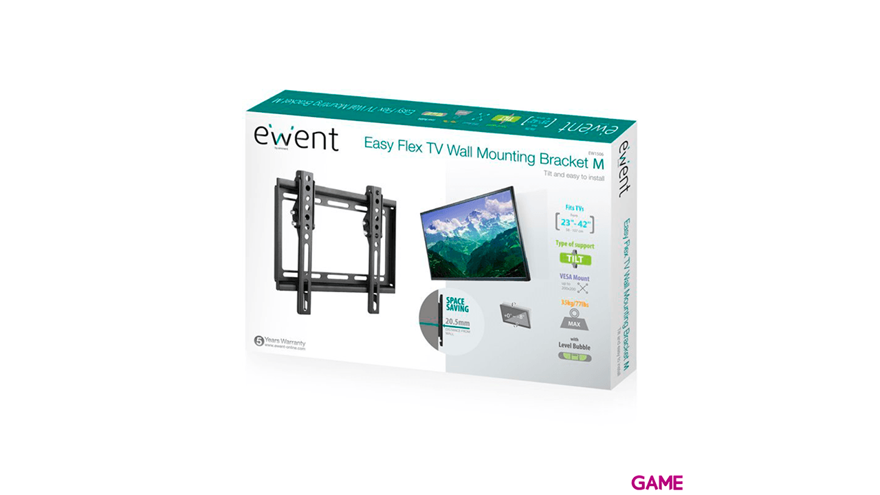 Ewent EW1506 TV mount 42" Negro - Soporte