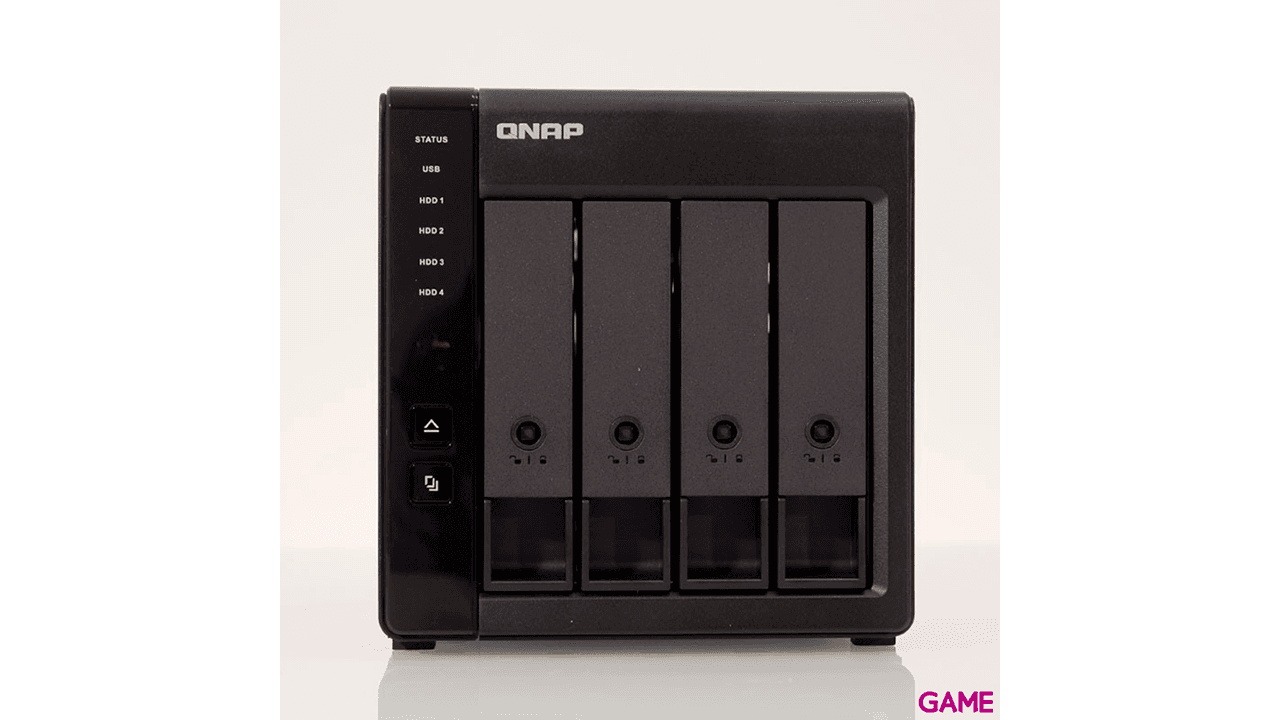 QNAP TR-004 unidad de disco multiple Negro