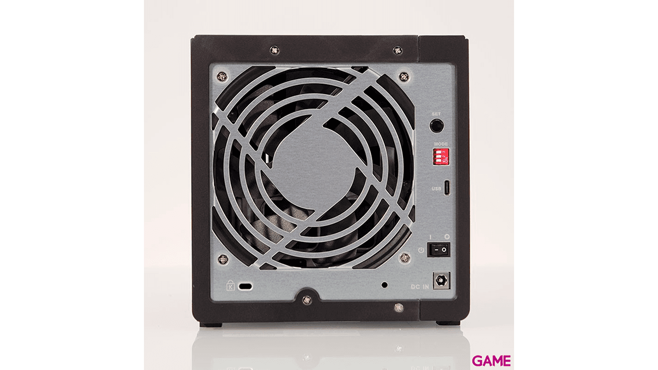QNAP TR-004 unidad de disco multiple Negro