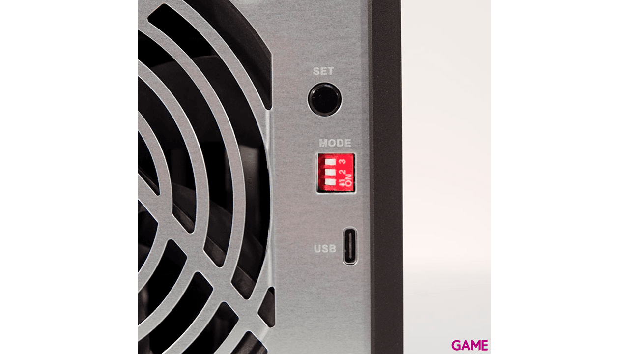 QNAP TR-004 unidad de disco multiple Negro