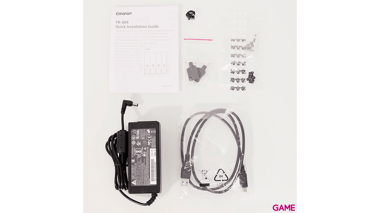 QNAP TR-004 unidad de disco multiple Negro