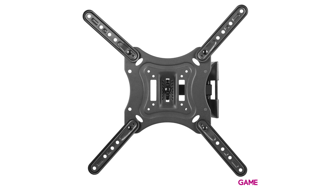 TooQ Giratorio e Inclinable 23”- 55”, con Dos Pivotes, Negro - Soporte