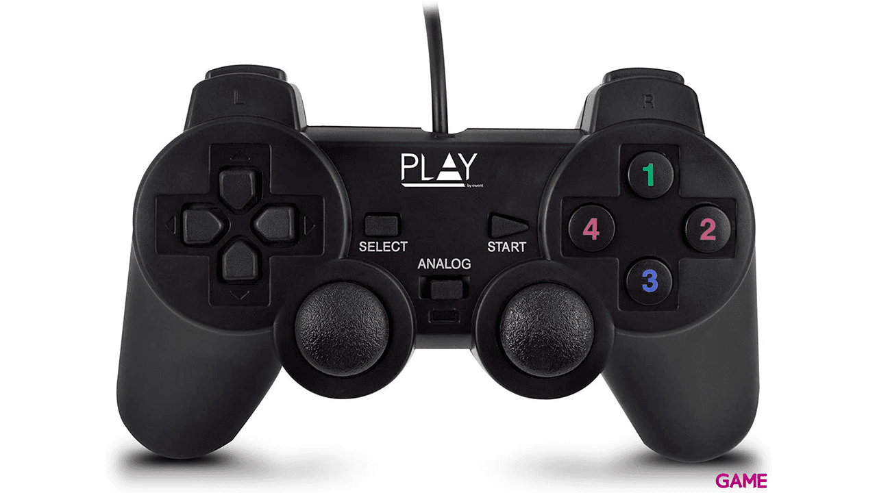 Ewent Play PL3330 Analógico/Digital USB 2.0 Negro - Controller