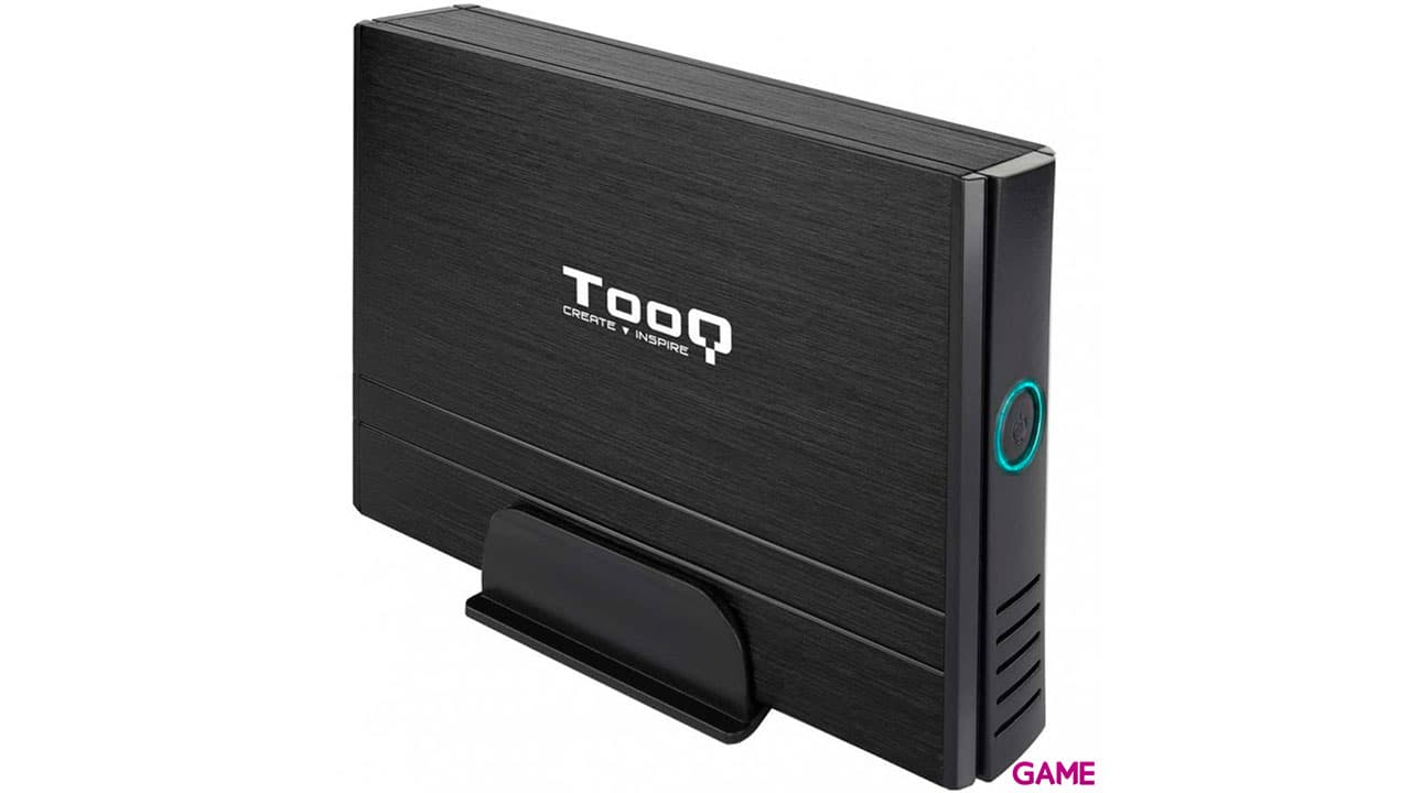 TooQ Caja HDD 3,5" IDE/SATA A USB 2.0 Negro - Adaptador
