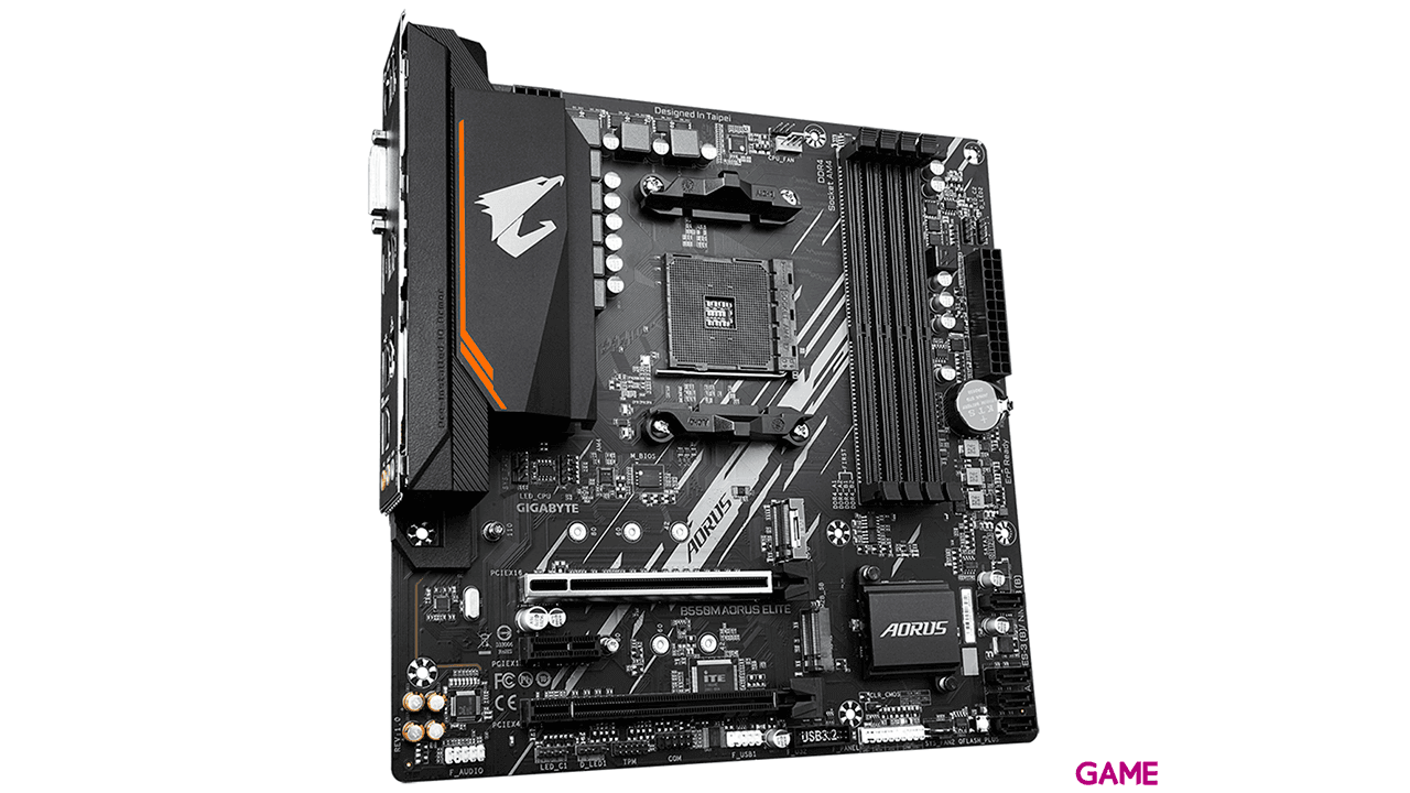 GIGABYTE B550M Aorus Elite Zocalo AM4 Micro ATX AMD B550 Gaming - Placa Base