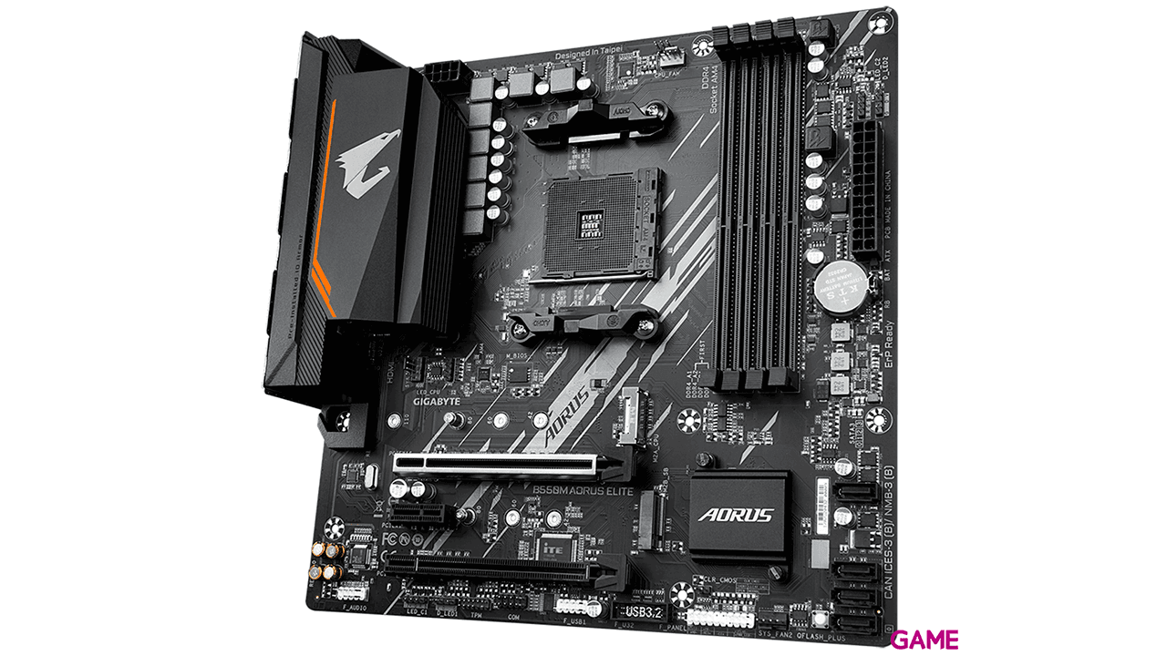 GIGABYTE B550M Aorus Elite Zocalo AM4 Micro ATX AMD B550 Gaming - Placa Base