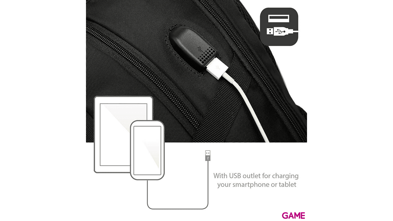Ewent EW2526 15.6" Negro - Mochila